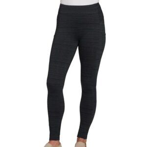 Alpine Design Aurora Glow Green Jacquard Leggings